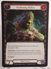Awakening Bellow Red Pitch Rainbow Foil NM Unlimited Welcome to Rathe  FAB