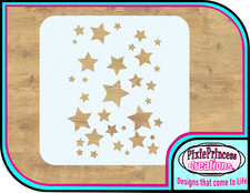 Star Shape Space A Pattern Mylar 190 Stencil Reusable Airbrush Spray Paint Wall