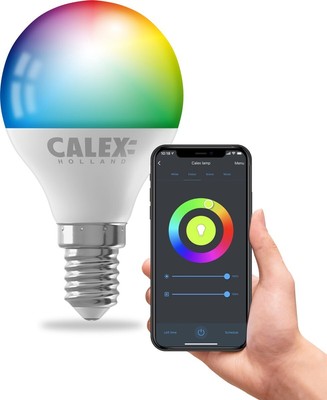 Calex Smart Lamp - Wifi LED-Beleuchtung - E14 - Dimmbar warmweiß