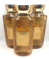 BATH AND BODY WORKS DAHLIA BODY WASH 10 FL OZ SET OF 3 
