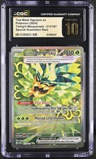 TEAL MASK OGERPON EX Twilight Masquerade Special Illustration Rare #211 CGC 10 on eBay