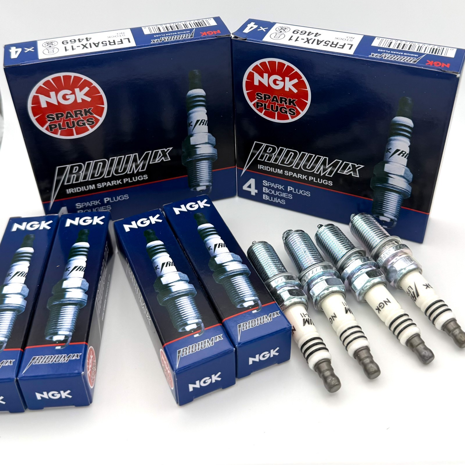 Set of 16 NGK LFR5AIX-11 4469 Iridium IX Spark Plugs  5.7L 6.4L Hemi Dodge RAM
