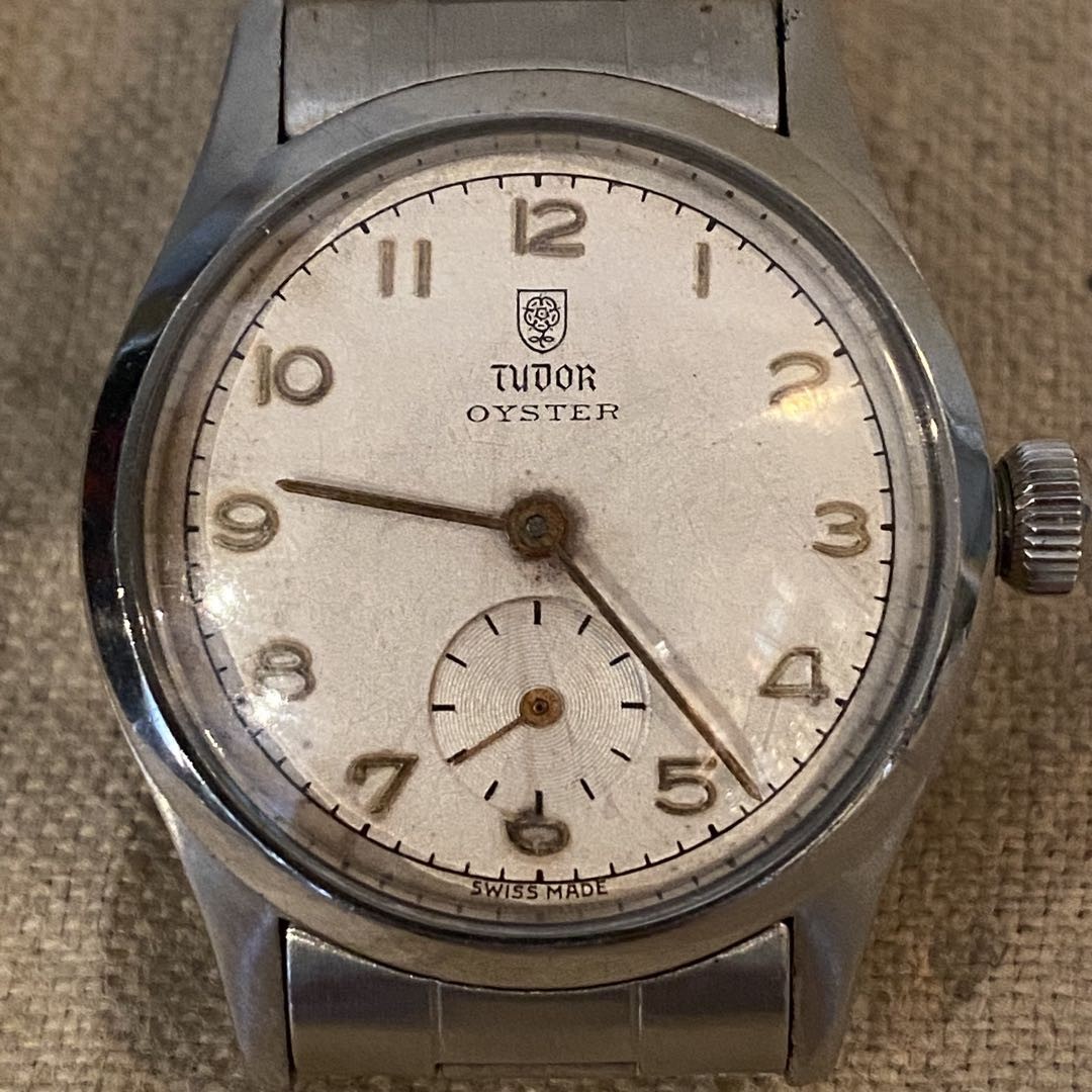 Tudor Oyster Analog Men Antique Winding