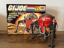1987 Hasbro - GI Joe - Cobra POGO Ballistic Battle Ball Vehicle - Original Box