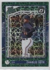 2024 Donruss Optic Rated Prospects Green Velocity Prizm /149 Charlee Soto 0i1b