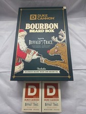 Duke Cannon Co. Bourbon Beard Box "Beard Wash" "Beard Oil" NEW Gift Set 