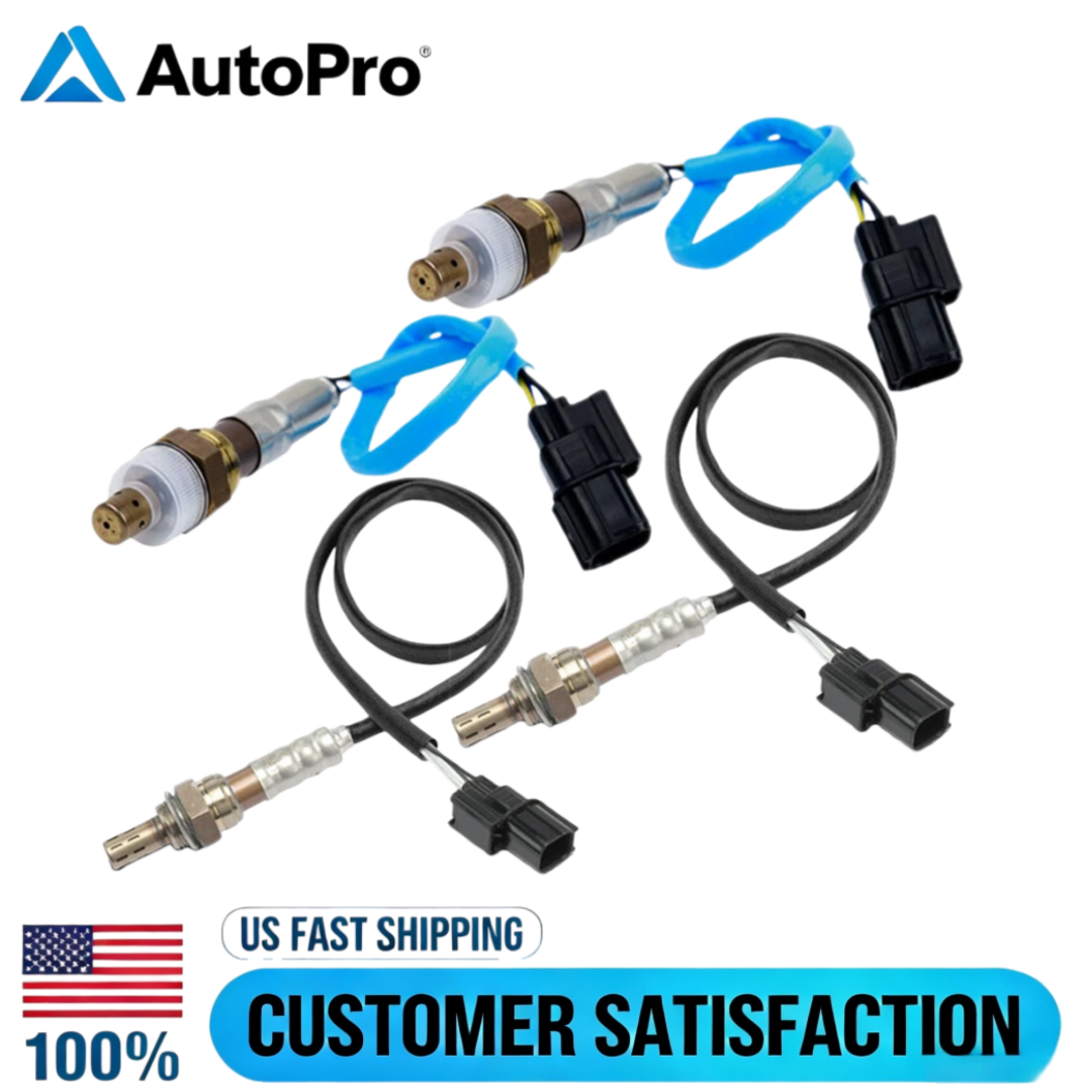 4PCS Up&Down Oxygen O2 Sensor For Honda Pilot 2009-2015 & Odyssey 2011-2013 3.5L