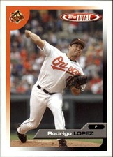 2005 Topps Total Baseball Card #558 Rodrigo Lopez