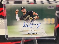 2025 Topps Stadium Club NICK GONZALES ON CARD AUTO SCBA-NGO Pirates