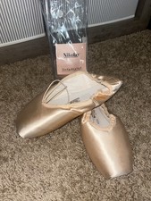 New Nikolay Nova Flex Size 7 XXXXX M Medium Shank 5X Pointe Ballet Shoes