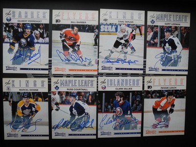 129x 2012-13 Panini Classics Signatures Hockey Lot partial Set Hall of Fame Auto