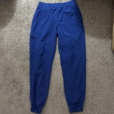 COZYFIT Women's Royal Blue Medium Scrub Pants Joggers