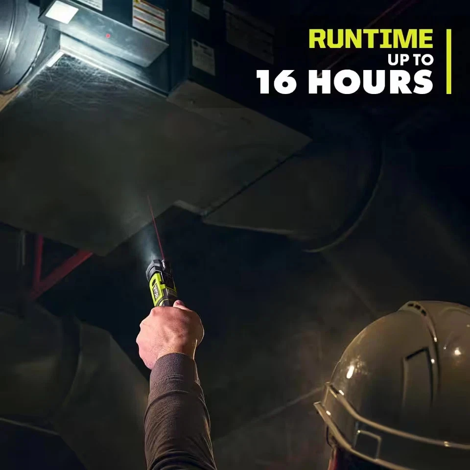 USB Lithium Cordless Pivoting 625 Lumens Rechargeable Head Flashlight Kit with 2 - Image 4 of 4