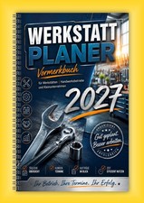 Werkstattplaner 2027 , Vormerkbuch Terminplaner, Terminbuch, Kalender NEU