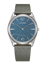 Citizen AR3120-24L Suratto Orologio 38,5 MM Solar Acciaio Inox Vetro Zaffiro Blu