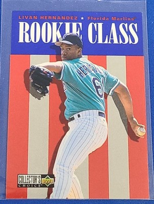 1996  Collector's Choice  RC #432 Livan Hernandez   Baseball Card A1