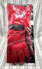 G-Force Racing Gear GF G6 gloves Small Red GForce SFI rated 3.3/5