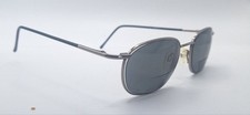 Vintage Van Heusen Hunter Gunmetal Oval Metal Sunglasses FRAMES ONLY Korea