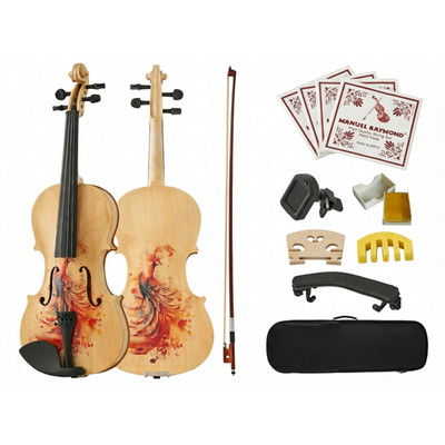 Professional 4/4 Full-Size Violin - Premium Sound, Durable & Lightweight Design