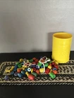 Vintage Fisher Price 1977 Shape Sorter with wood beads for Sorting or Patterns