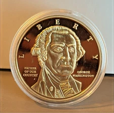 AMERICAN MINT PRESIDENTIAL LEADERSHIP GEORGE WASHINGTON 2016 COIN W/COA