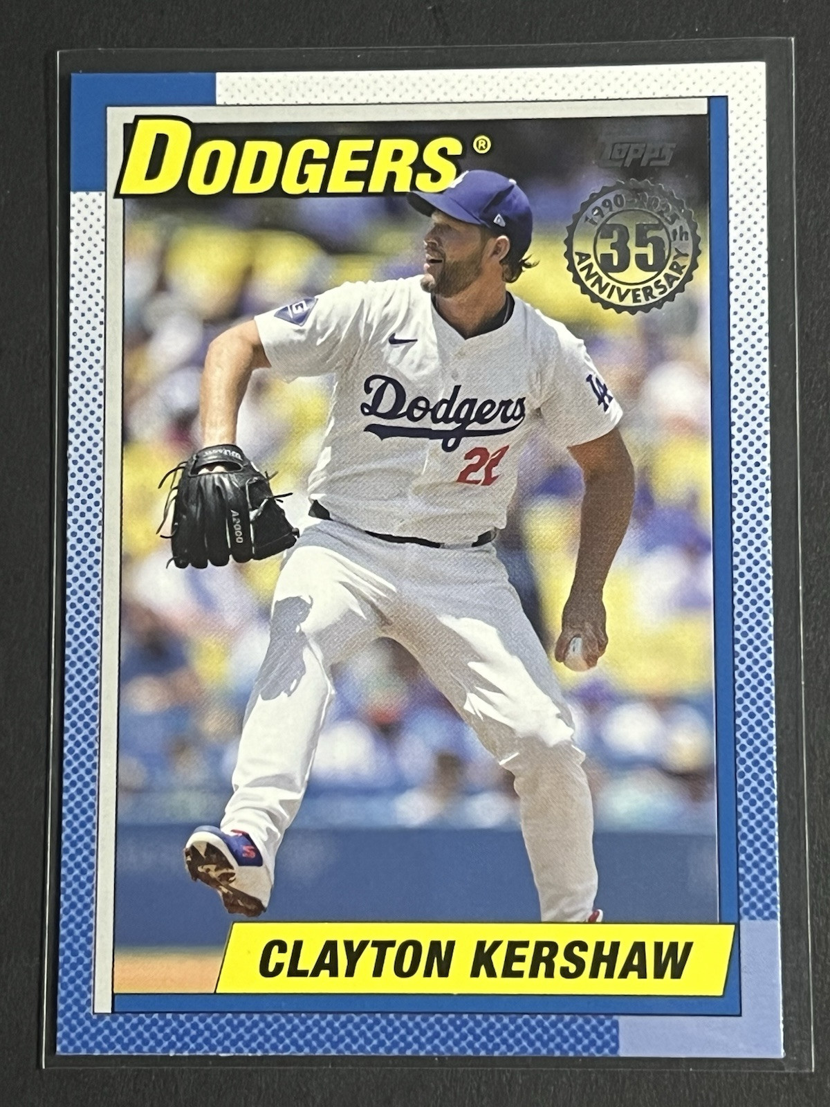 KERSHAWフィギュア 2025 Topps Series 1 Clayton Kershaw 35th Anniversary #T90-61