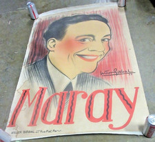 " MARAY "   POSTER ON LINEN   SIGNED 1925