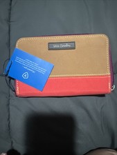 Vera Bradley Grab and Go RFID Zip Around Wallet Wristlet Bird