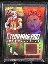 2022 Panini Zenith - Turning Pro Memorabilia Sam Howell #TPM-5 (MEM, RC)