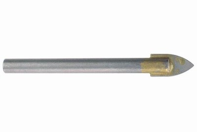 Wolfcraft Fliesen- und Glasbohrer Ø 6 mm Hartmetall für Fliesen/Glas Rundschaft