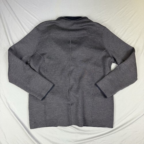 Maurizio Baldassari Brera Navy Gray Reversible Jacket Sweater Jamaica Swacket 54 - Picture 4 of 24