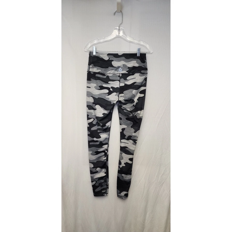 Leggings Reebok Precision Highrise - Camuflaje/Kyodan Verde Oliva Carga Pantalones M Foto 4 de 4