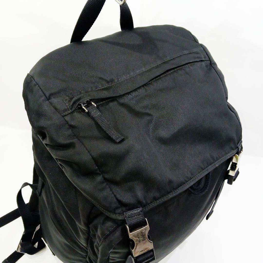 Prada Rucksack Backpack Nylon Large Capacity Blac… - image 4
