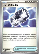 Iron Defender Uncommon ME01: Mega Evolution 118/132 NM