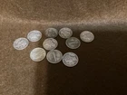 10 Dimes 90% Silver Barber Mercury Roosevelt Coins with Full Dates