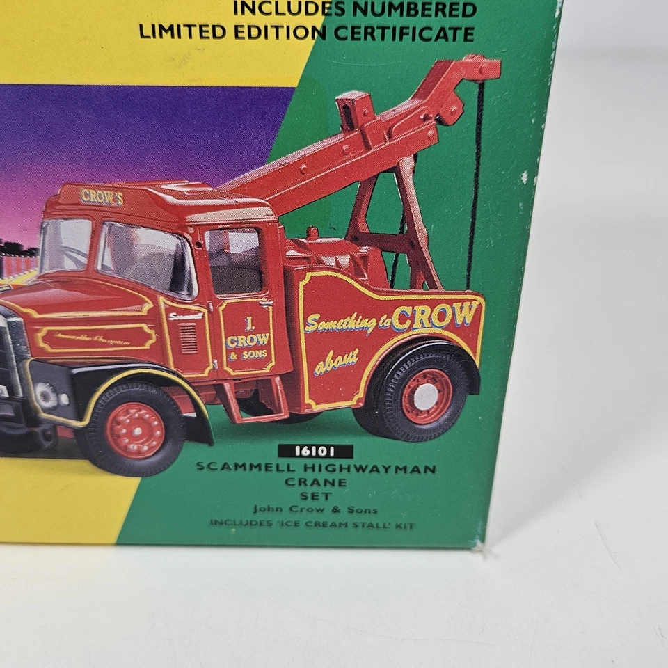Juego de grúa modelo fundido a presión en caja Corgi Classics 16101 Scammell Highwayman John Crew Foto 2 de 4