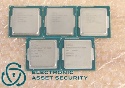 (Lot of 5) Intel Core i5-4590 3.30GHz Processors