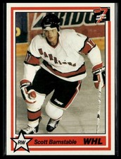 Scott Barnstable 1990-91 7th Inning Sketch WHL #153 Moose Jaw Warriors