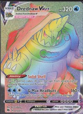 Pokemon TCG - Drednaw VMAX 075/073 Rare Rainbow Champion's Path - 966