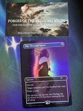 Slip Through Space 2870 Foil Secret Lair Cosmic Chill by Robin Eisenberg