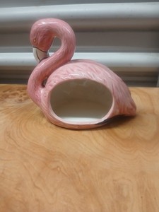 Pink Flamingo Ceramic 5" Tall Bowl