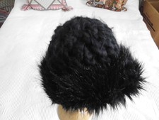 Cappello invernale nero stile cosacco