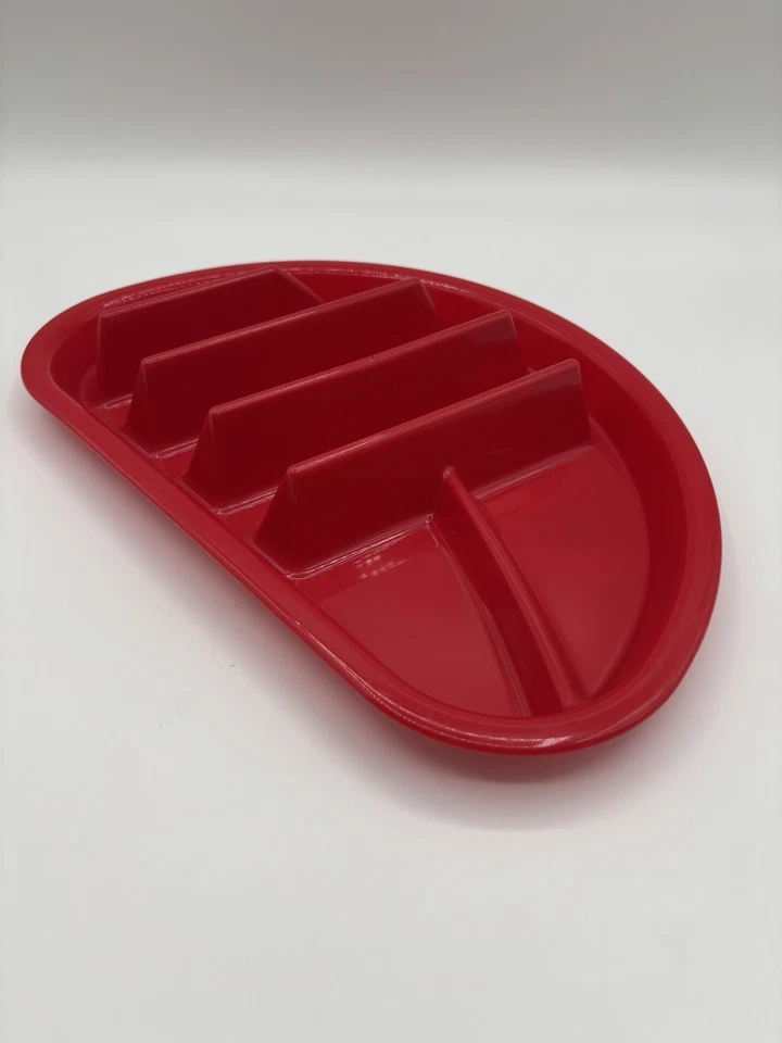 Color Fiesta Taco Plates Holds 3 Tacos, 2 Sides Arrow Plastics You Pick Color(s) - Image 2 of 4