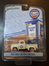 GREENLIGHT  Running on Empty Gulf 1956 Ford F-100 w/Tow Hook Series 4 41040-C