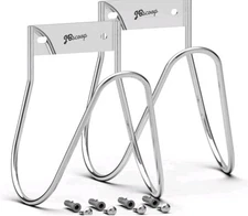 New. J.B. Hook Co. Set Of 2 Scoop Hooks Holds 100 Ft Hose W/Hardware Great Cords