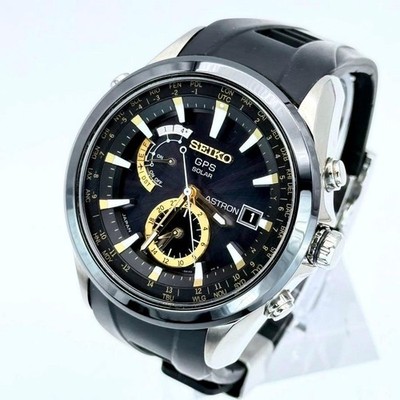 SEIKO Astron GPS Solar 7X52-0AA0 Herrenuhr Titan Kautschuk