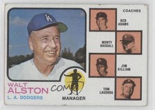 1973 Topps High Number Tommy Lasorda Walter Alston Red Adams Monty Basgall 0b0