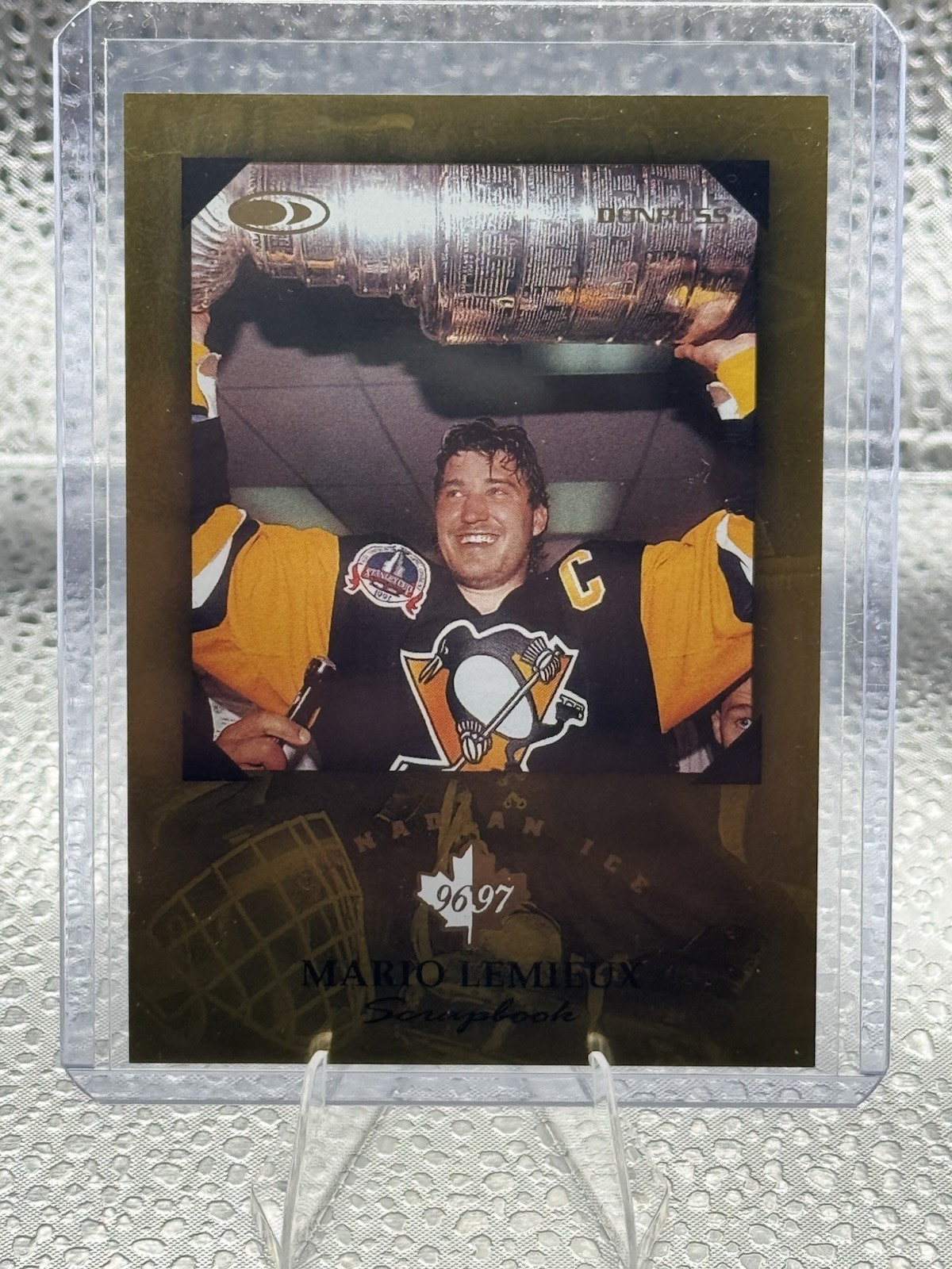 1996-97 Donruss Canadian Ice Mario Lemieux Scrapbook #5 Mario Lemieux 1081/1966