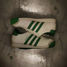 Adidas Samoa White Green woman sz 5