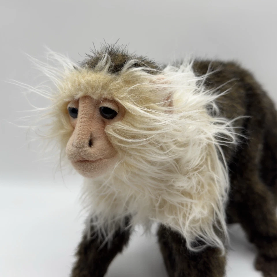 HANSA Handcrafted Capuchin Monkey Stuffed Animal Plush Toy Brown Standing 21 in - Image 2 of 4